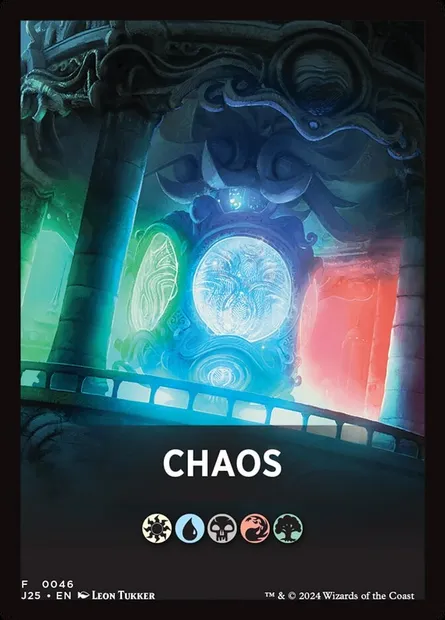 Chaos, carte Magic FJ25 46 — extension Foundations Jumpstart Front Cards