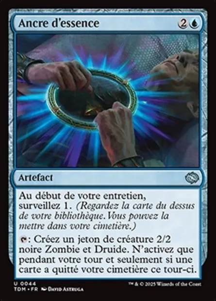 Ancre d'essence, carte Magic TDM 44 — extension Tarkir: Dragonstorm