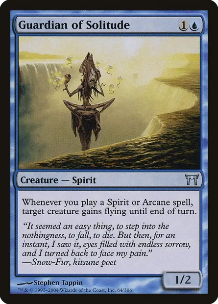 Guardian of Solitude, Magic card CHK 64 — Champions of Kamigawa set