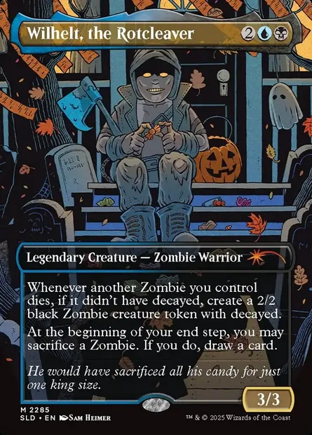 Wilhelt, the Rotcleaver, Magic card SLD 2285 — Secret Lair Drop set