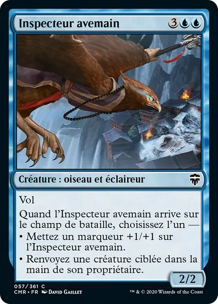 Inspecteur avemain, carte Magic CMR 57 — extension Commander Legends