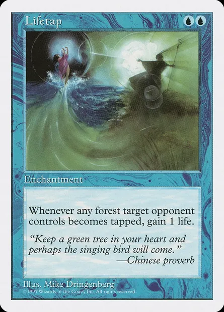 Ponction vitale, carte Magic 5ED 99 — extension Cinquième Edition