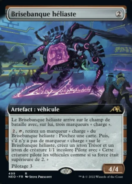 Brisebanque héliaste, carte Magic NEO 499 — extension Kamigawa: La Dynastie Néon