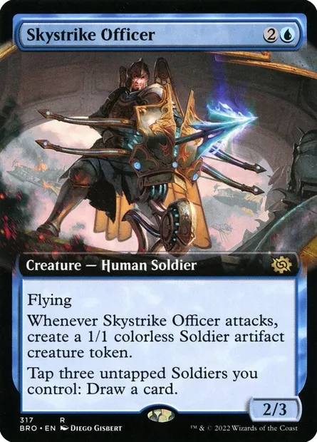 Skystrike Officer, Magic card BRO 317 — The Brothers' War set