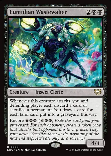 Eumidian Wastewaker, Magic card EOC 8 — Edge of Eternities Commander set