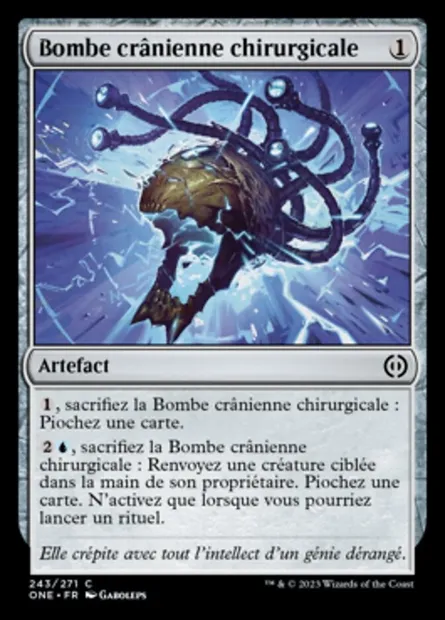 Bombe crânienne chirurgicale, carte Magic ONE 243 — extension Tous Phyrexians