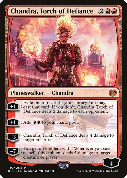 Chandra, Torch of Defiance, Magic card KLD 110 — Kaladesh set