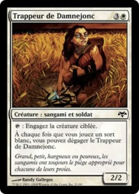 Trappeur de Damnejonc, carte Magic EVE 2 — extension Coucheciel