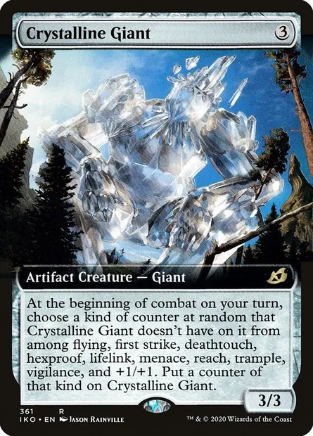 Crystalline Giant, Magic card IKO 361 — Ikoria: Lair of Behemoths set