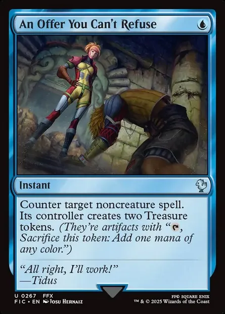 An Offer You Can't Refuse, Magic card FIC 267 — Final Fantasy Commander set