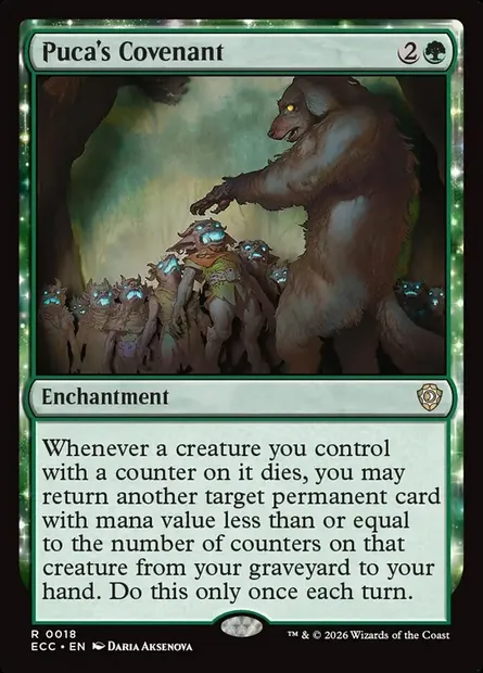 Puca's Covenant, Magic card ECC 18 — Lorwyn Eclipsed Commander set
