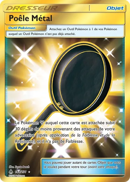 Poêle Métal, carte Pokémon FLI 144 — extension Lumière Interdite