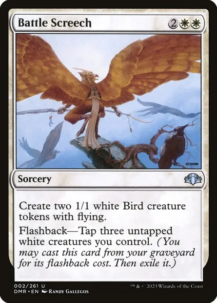 Battle Screech, Magic card DMR 2 — Dominaria Remastered set