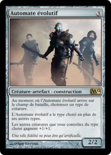 Automate évolutif, carte Magic M12 201 — extension Magic 2012