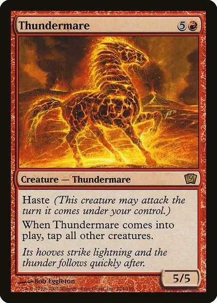 Thundermare, Magic card 9ED 224★ — Ninth Edition set