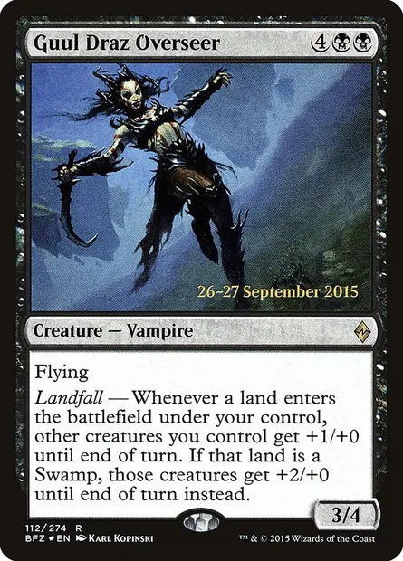 Brigadière de Guul Draz, carte Magic PBFZ 112s — extension Battle for Zendikar Promos