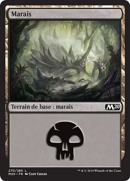 Marais, carte Magic M20 270 — extension Core Set 2020
