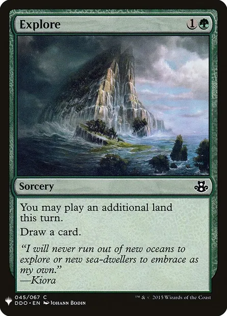 Explorer, carte Magic PLST DDO-45 — extension The List
