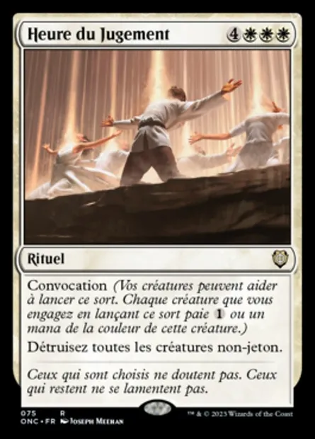 Heure du Jugement, carte Magic ONC 75 — extension Phyrexia: All Will Be One Commander