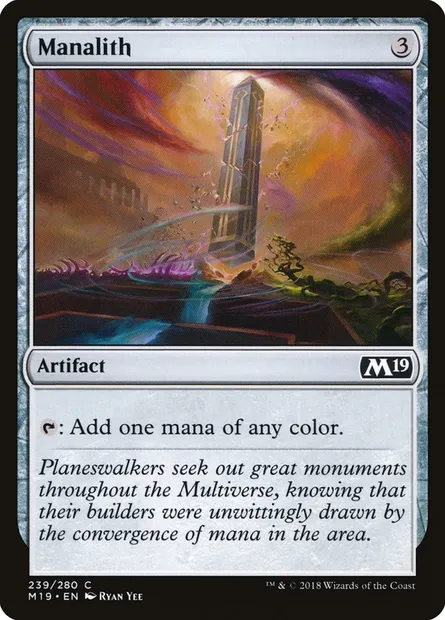 Manalith, Magic card M19 239 — Core Set 2019 set