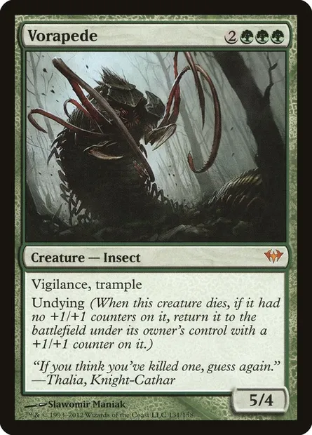 Vorapede, Magic card DKA 131 — Dark Ascension set