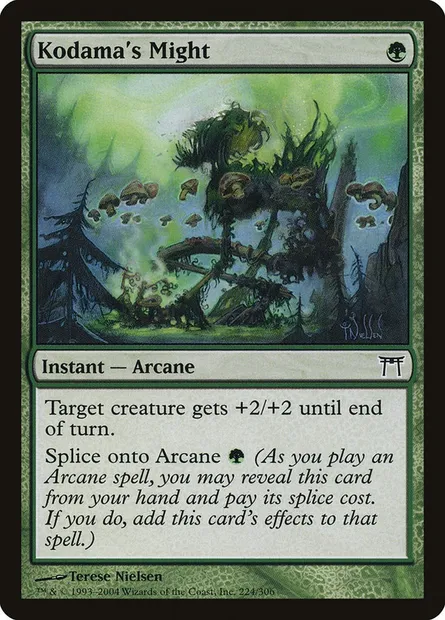 Kodama's Might, Magic card CHK 224 — Champions of Kamigawa set