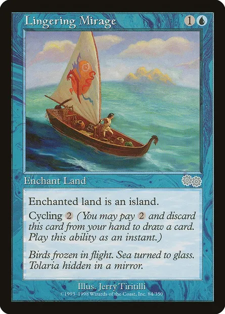 Lingering Mirage, Magic card USG 84 — Urza's Saga set