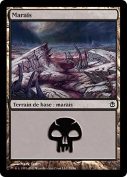 marais, carte Magic DDH 78 — extension Duel Decks: Ajani vs. Nicol Bolas