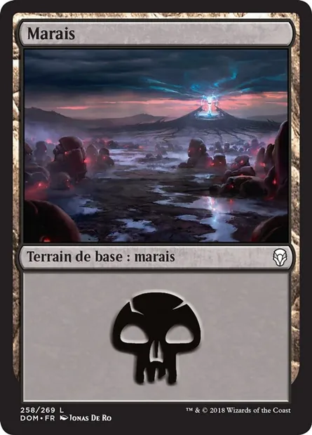 Marais, carte Magic DOM 258 — extension Dominaria