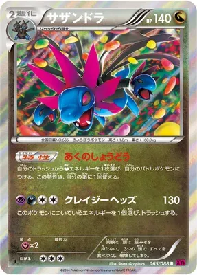 Hydreigon, Pokémon card XY4 065 — Phantom Gate set