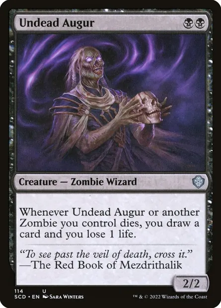 Undead Augur, Magic card SCD 114 — Starter Commander Decks set