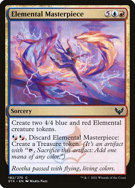 Elemental Masterpiece, Magic card STX 182 — Strixhaven: School of Mages set