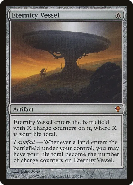 Eternity Vessel, Magic card ZEN 200 — Zendikar set