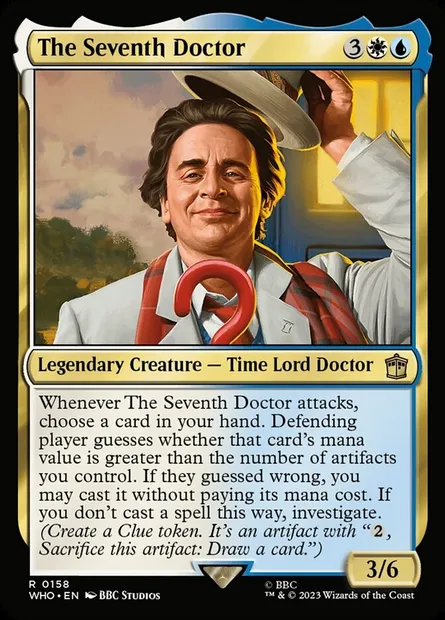 The Seventh Doctor, Magic card WHO 158 — Doctor Who set
