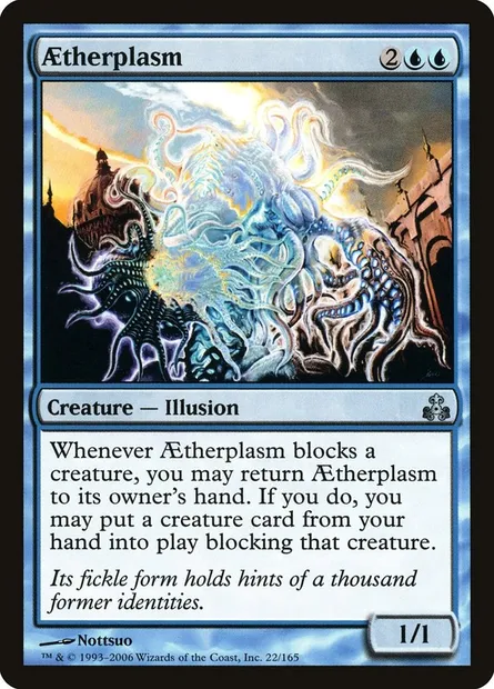 Aetherplasme, carte Magic GPT 22 — extension Le Pacte des Guildes