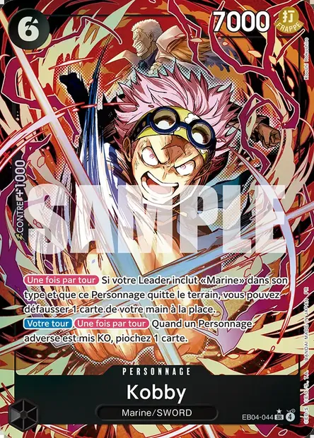 Kobby, carte One Piece EB04-044 — extension EGGHEAD CRISIS