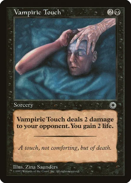 Vampiric Touch, Magic card POR 115 — Portal set