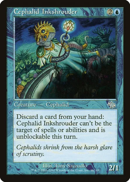 Cephalid Inkshrouder, Magic card JUD 36 — Judgment set