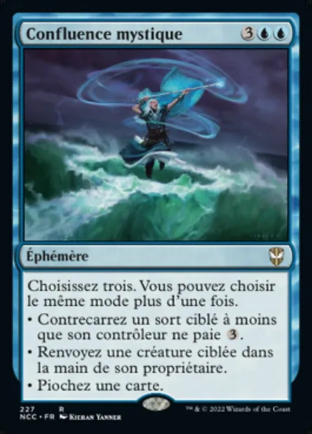 Confluence mystique, carte Magic NCC 227 — extension New Capenna Commander