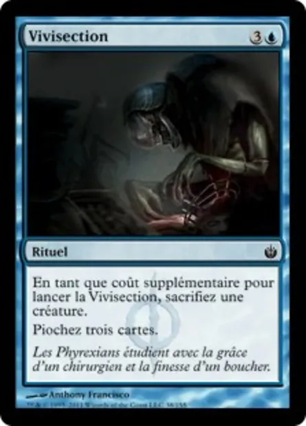 Vivisection, carte Magic MBS 38 — extension Mirrodin assiégé