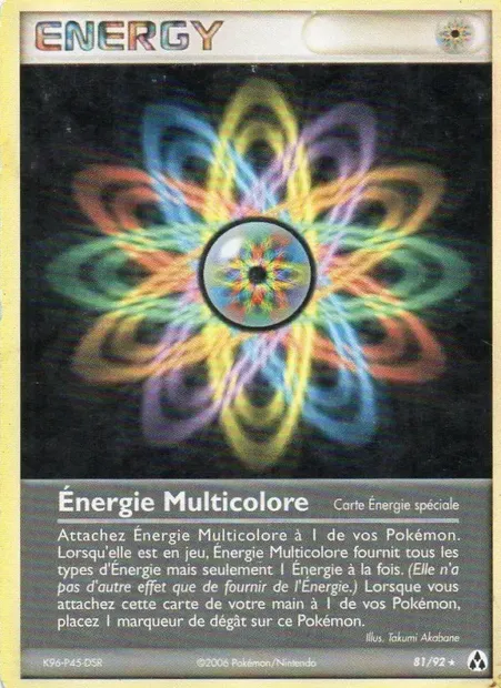 Énergie Multicolore, carte Pokémon LM 81 — extension EX Créateurs de légendes