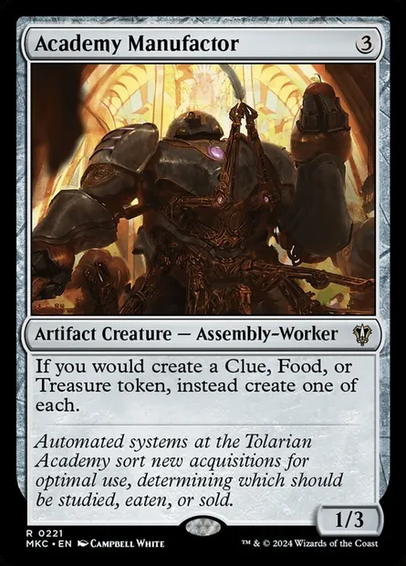 Academy Manufactor, Magic card MKC 221 — Murders at Karlov Manor Commander set