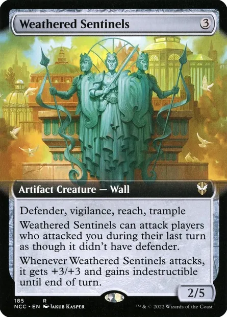 Weathered Sentinels, Magic card NCC 185 — New Capenna Commander set