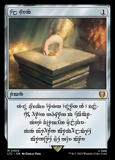 Anneau solaire, carte Magic LTC 409 — extension Tales of Middle-earth Commander