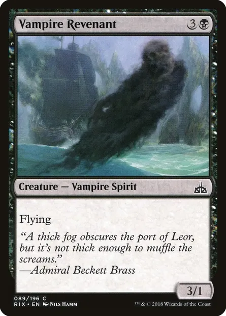 Vampire Revenant, Magic card RIX 89 — Rivals of Ixalan set