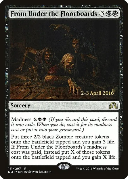 From Under the Floorboards, Magic card PSOI 111s — Shadows over Innistrad Promos set