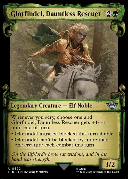 Glorfindel, Dauntless Rescuer, Magic card LTR 622 — The Lord of the Rings: Tales of Middle-earth set