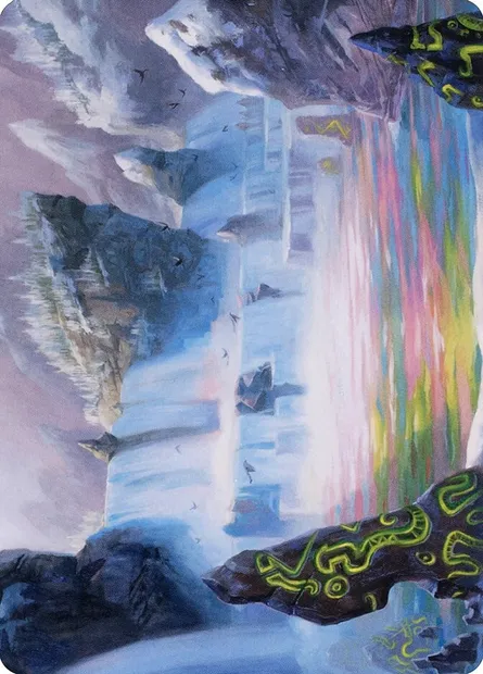 Glittering Frost // Glittering Frost, Magic card AKHM 45 — Kaldheim Art Series set