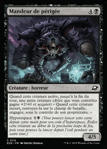 Mandeur de périgée, carte Magic EOE 112 — extension Edge of Eternities