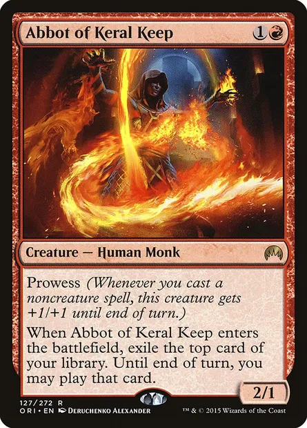 Abbot of Keral Keep, Magic card ORI 127 — Magic Origins set